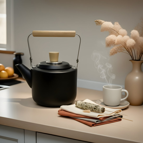 Metal Teapot 1 Liter